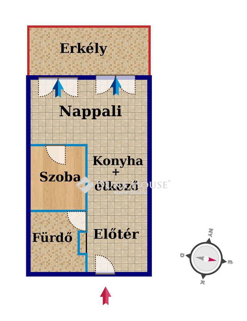 Apartment 84 m² Balatonfoldvar, Hungary